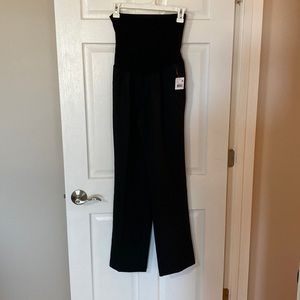 Motherhood Maternity full panel dress pants NWT
